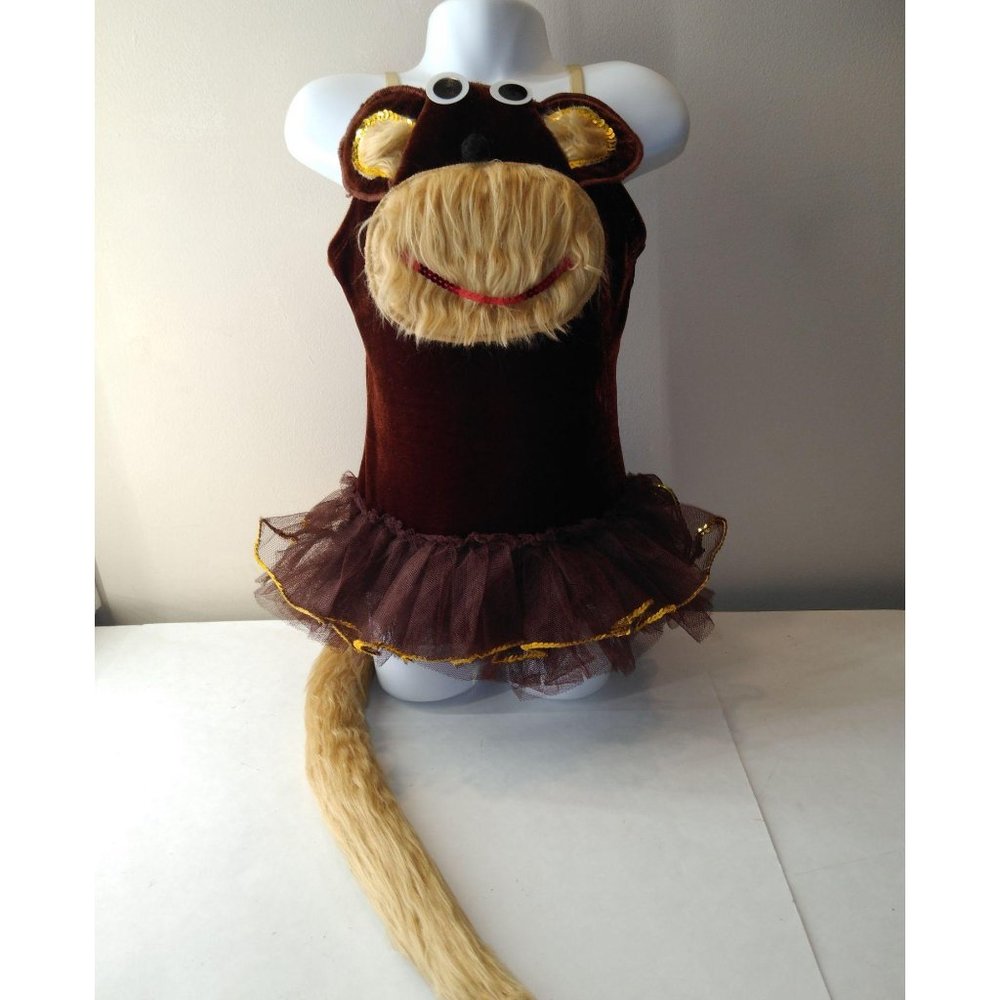 Girls Monkey Costume dance ballet tutu size medium
